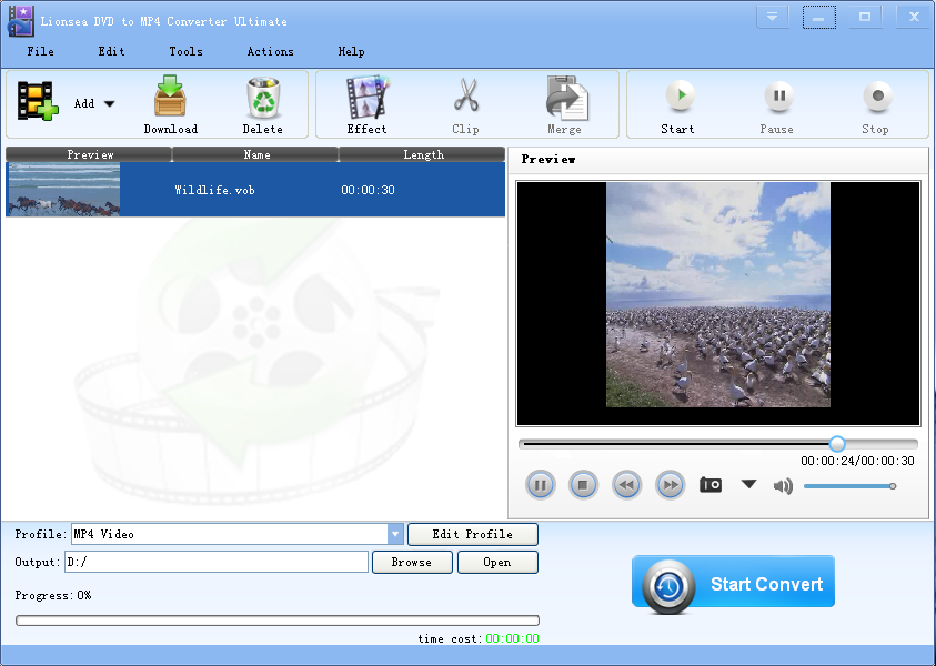 Lionsea DVD To MP4 Converter Ultimate 4.5.5 full