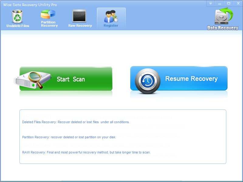 Wise Data Recovery Utility 2.6.3 full